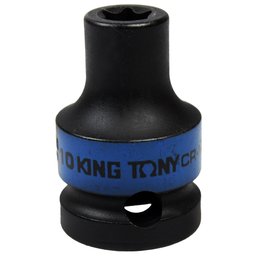 Soquete de Impacto tipo Tork E10 com Encaixe de 1/2 Pol. KINGTONY-457510M
