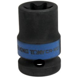 Soquete de Impacto tipo Tork E18 com Encaixe de 1/2 Pol. KINGTONY-457518M
