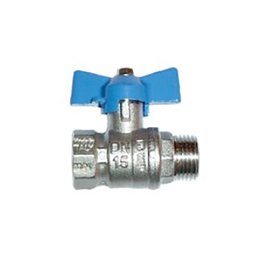 Válvula de Esfera de 3/8 Pol. com Manípulo Tipo Borboleta STEULA-SBMF-3/8