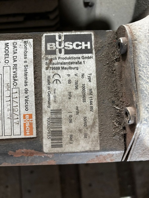 Bomba De Vacuo 5 cv Palheta Rotativa C8530