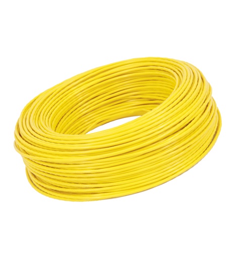 Cabo De Cobre Flexível 10mm 100m 750v NOBRE Amarelo C12132