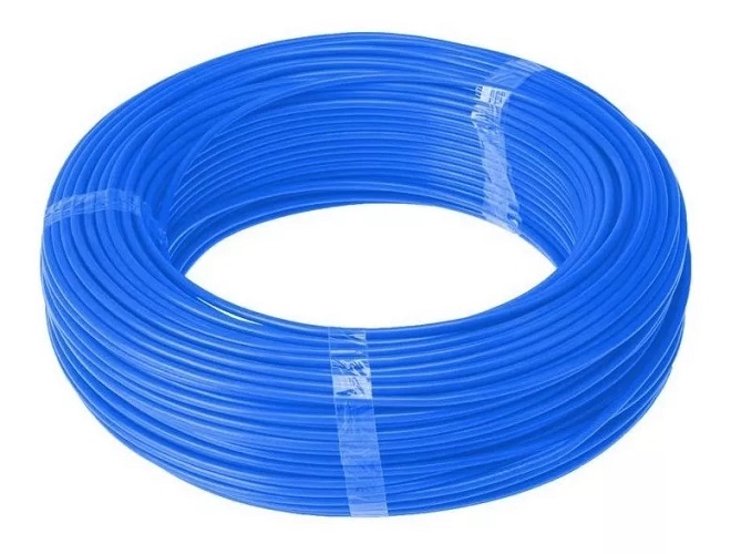 Cabo De Cobre Flexível 6mm 100m 750v NOBRE Azul C12122