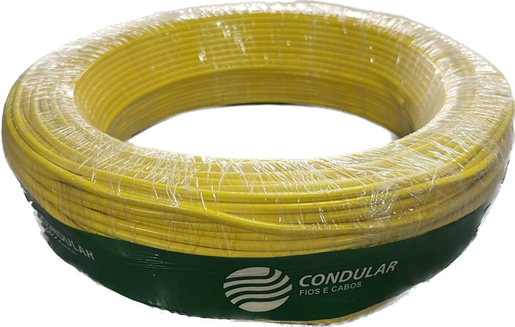 Cabo Unipolar Flexível 750v 1 x 2,5mm² Amarelo x 100m C7528