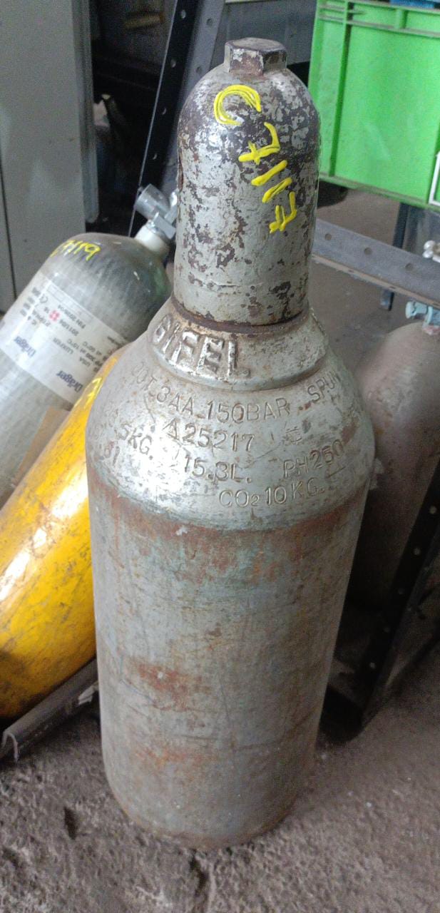Cilindro de Co² 10kg 150 bar vazio - C7117