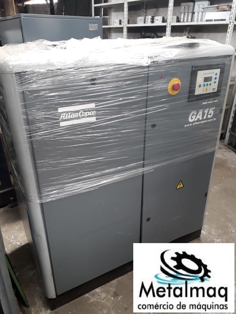 Compressor Parafuso GA 15 2007 20 cv 9,1 bar 80 pés C1610