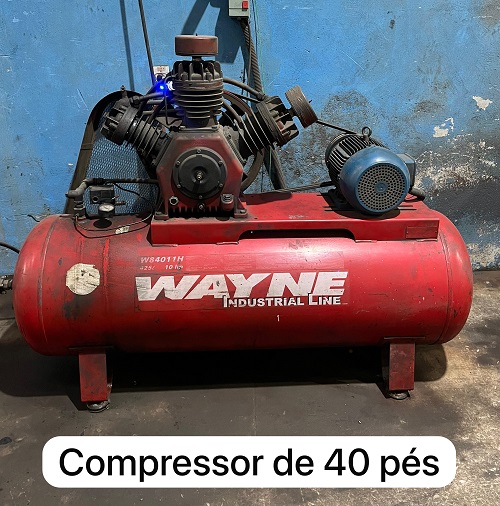 Compressor Pistão 40 Pés wayne funcionando não revisado C8189