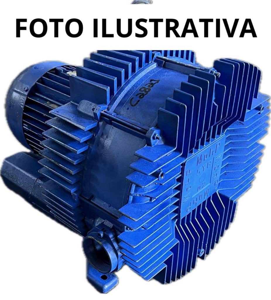 Compressor soprador Radial Vácuo 0,5 cv Duplo estágio C2811 Usado