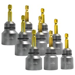 Conjunto com 9 Soquetes para Barra Roscada MAKITA-B-43022