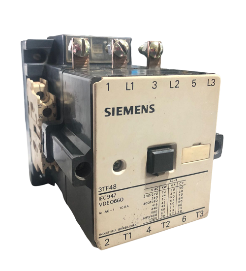 Contatora 3TF48 30hp 75A Siemens C2546