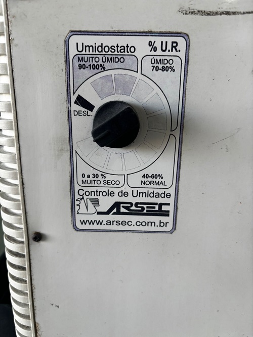 Desumidificador Arsec 250 Usado Funcionando C8534