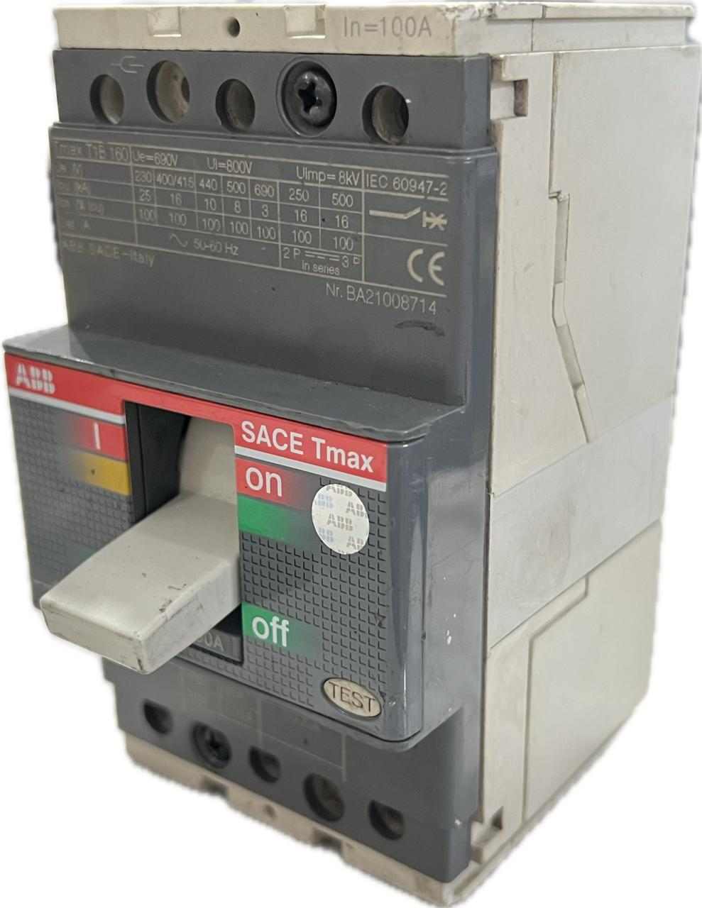 Disjuntor caixa moldada 100a ABB C2621