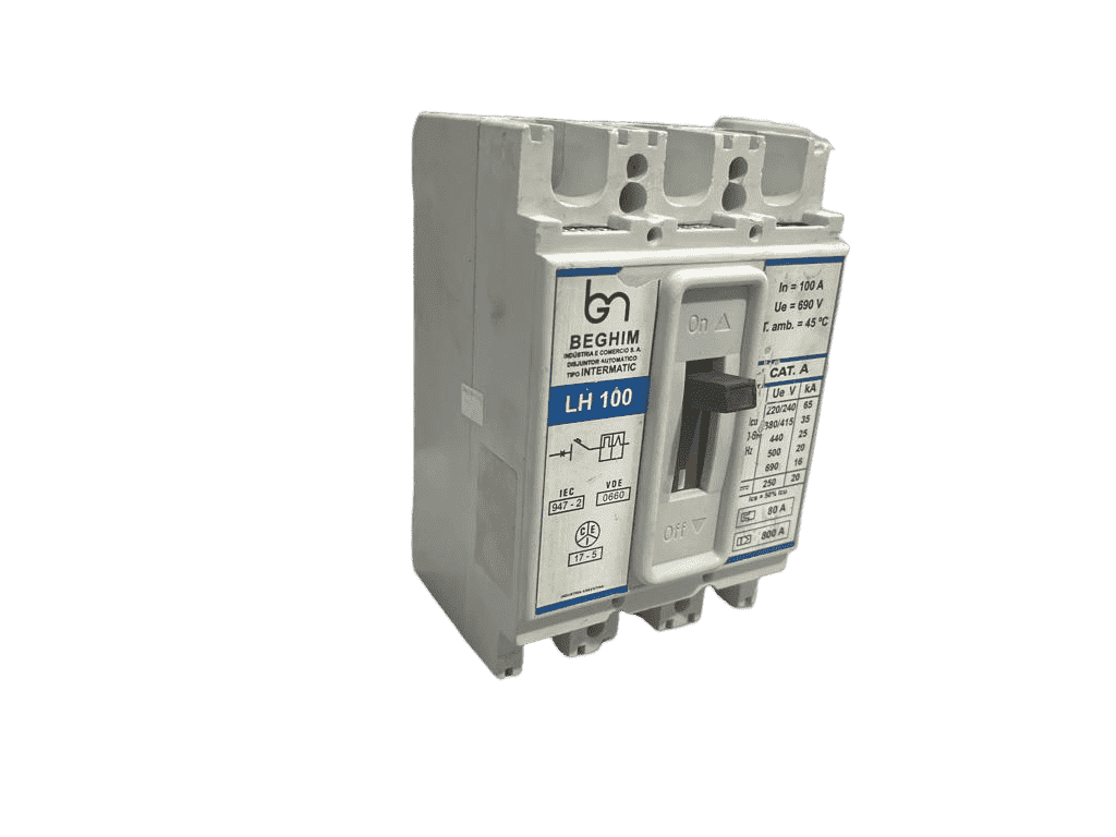 Disjuntor caixa moldada 100a GE ABB Merlin Gerin WEG C2556