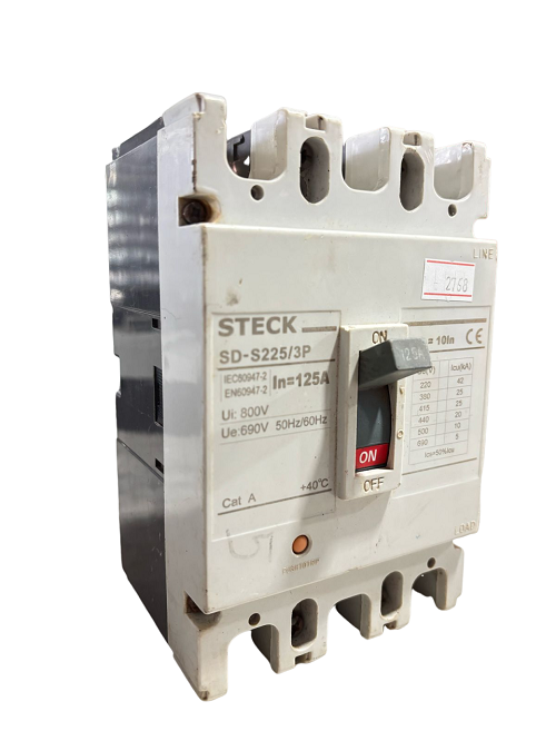 Disjuntor caixa moldada 125a JNG STECK METALTEX C2768