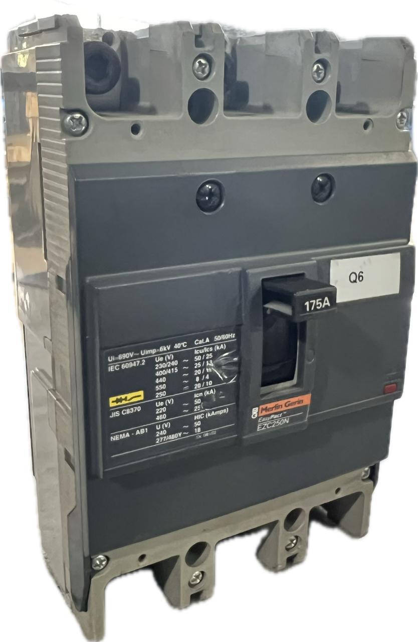Disjuntor caixa moldada 175a GE ABB Merlin Gerin WEG C2559