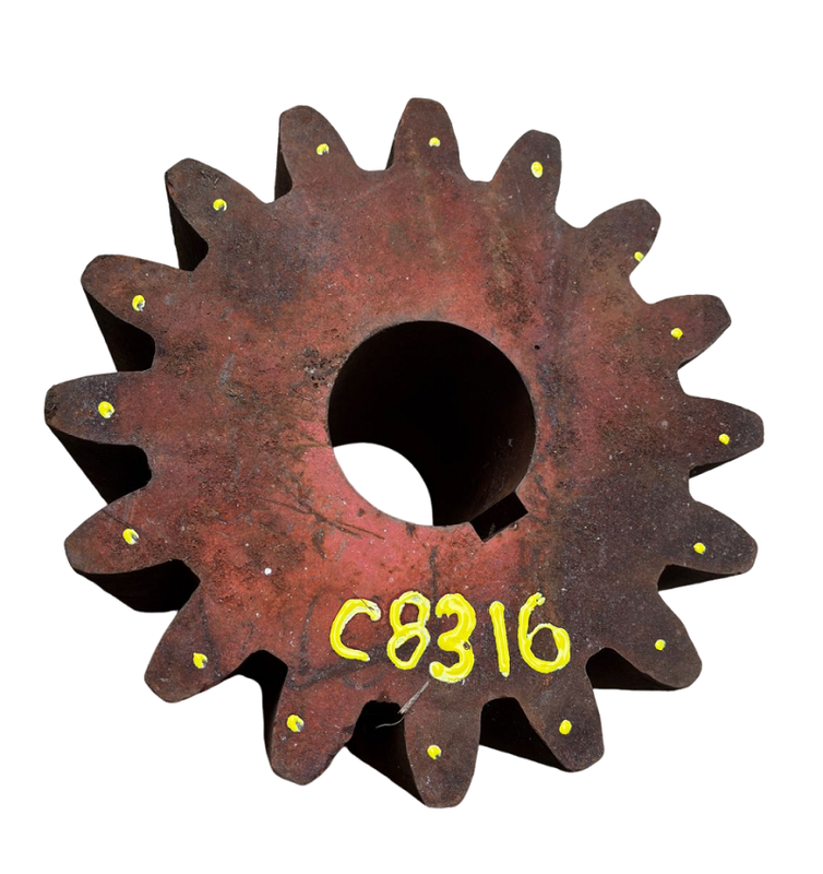 Engrenagem 16 d 32,5CM Ø 84KG misturador borracha C8316