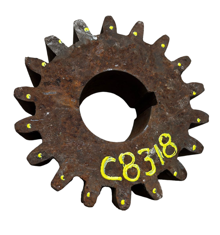 Engrenagem 18 d 18CM Ø 26KG misturador borracha C8318