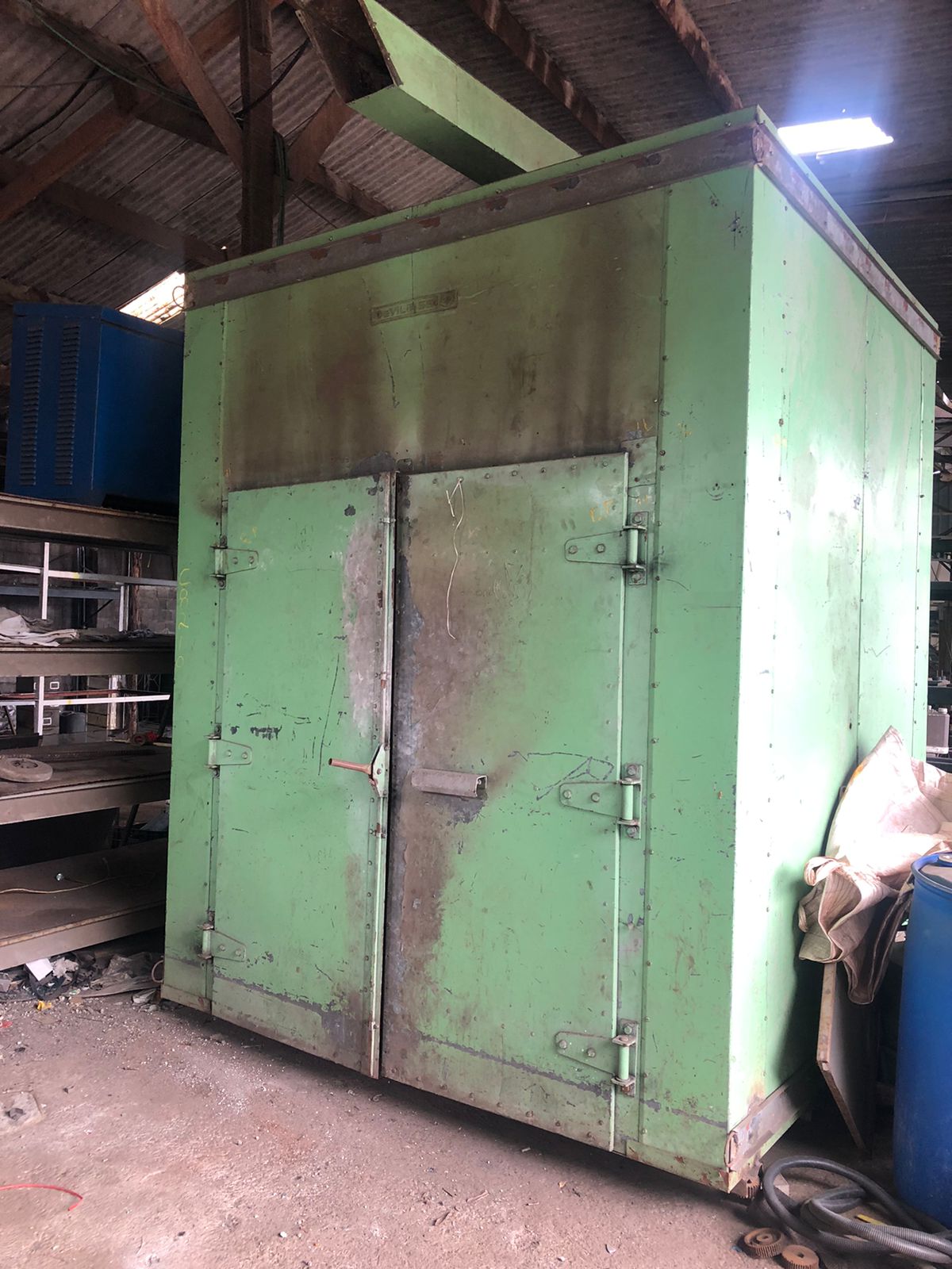 Estufa Cabine filtro manga Pintura Eletrostática C8210