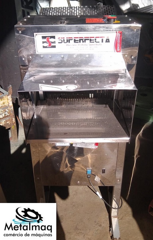 Fatiadora de pão forma padaria inox 350mm - C6494