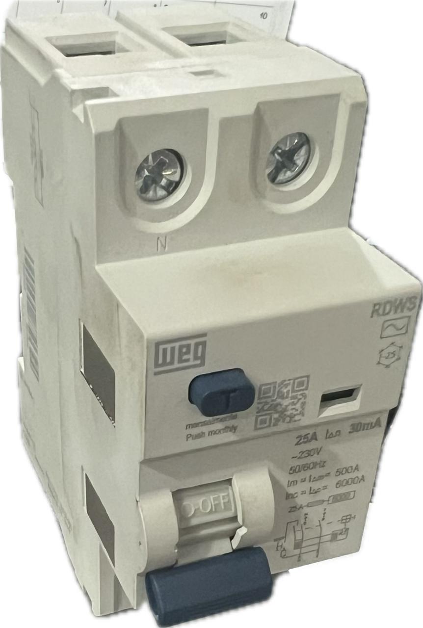 Interruptor Dr Bipolar 25a 30ma - Rdws - Weg C7975