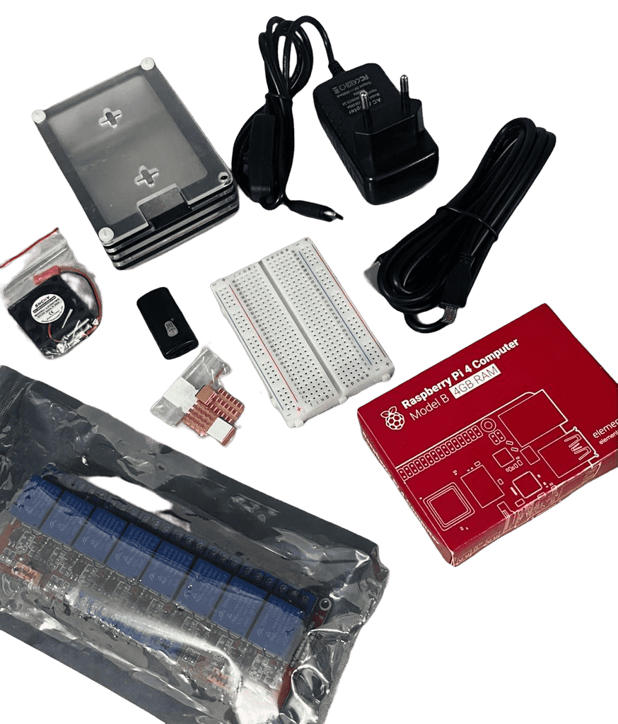 KIT ARDUINO RASPBERRY Pi 4b 4gb FONTE CASE OFICIAL - C7356