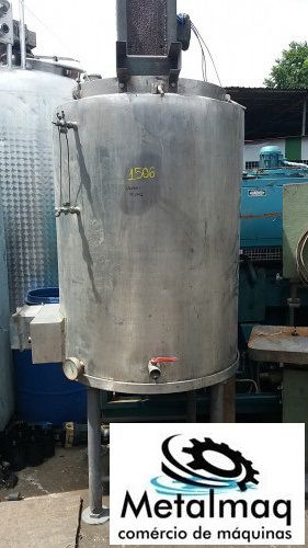 misturador encamisado de inox 700 litros motor 10 cv C1506