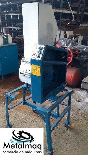 MOINHO TRITURADOR PLÁSTICO 200MM BORRA USADO RECICLAG C6184