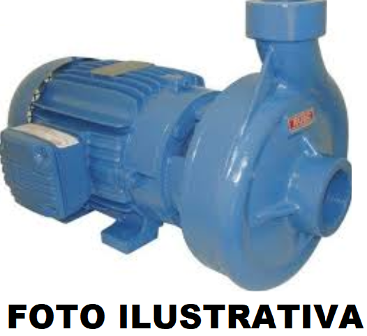 Moto bomba dágua trifásica 4 cv 4 hp usada C2134