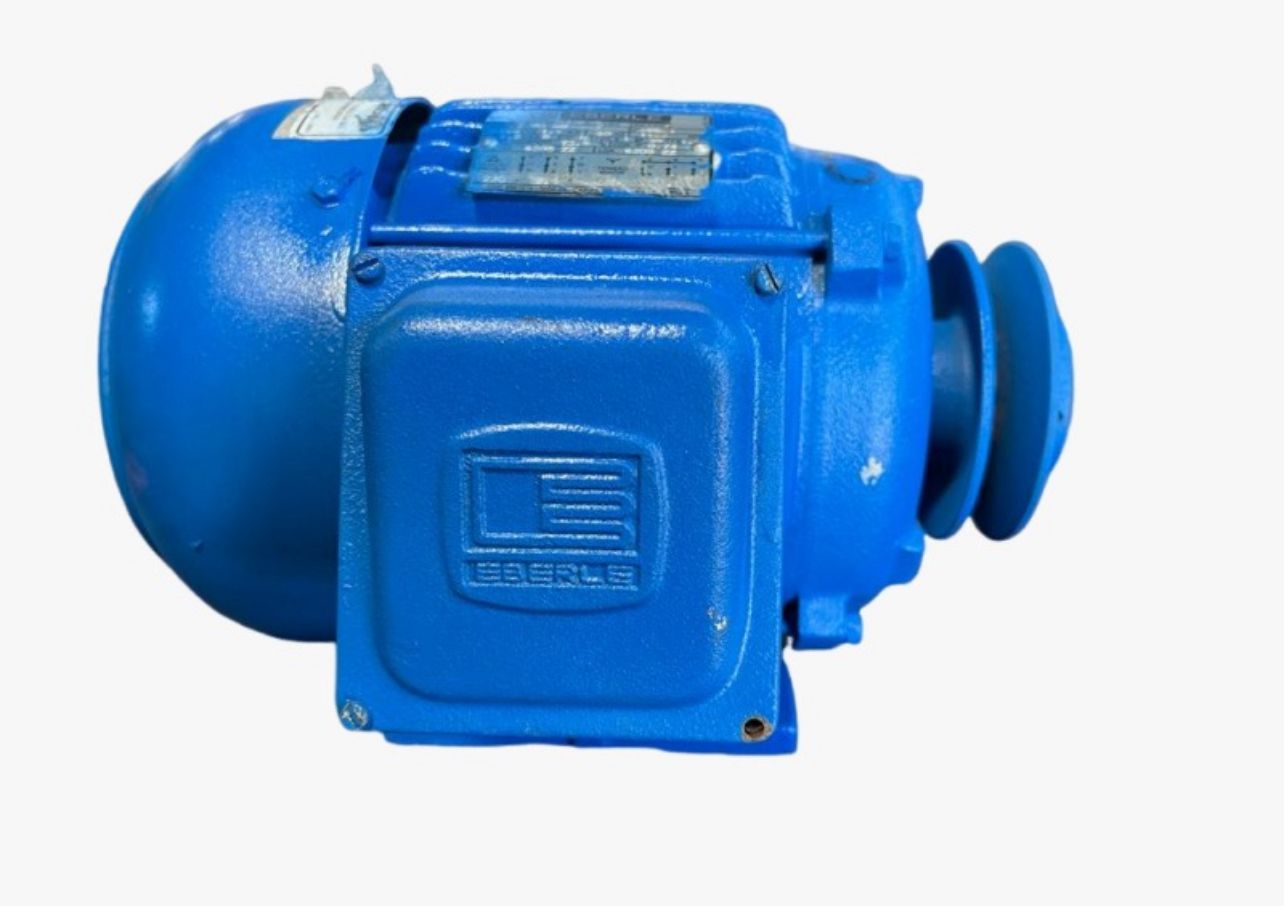 Motor elétrico 1,5 cv 1,5 hp Trif weg Eberle Kohlback 1100 rpm 6 polos c2062