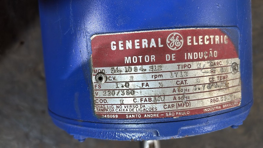 Motor Elétrico 2 Cv Hp 1700 Rpm 4p ABERTO usado