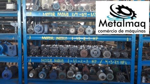 Motor elétrico 3 cv 3 hp Monofásico weg Eberle 1700 rpm 4 polos C2111