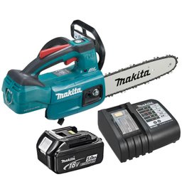 Motosserra Brushless Sabre 250mm à Bateria 18V 5.0Ah com Carregador MAKITA-DUC254ZC
