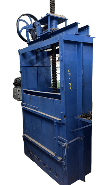 Prensa enfardadeira 1X50 papel plastico usada 3 CV - C7195