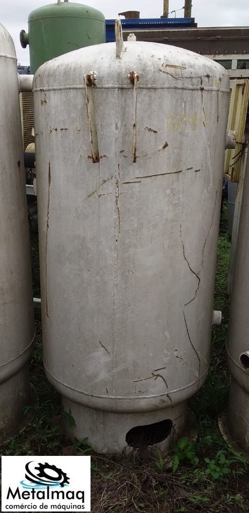 Pulmão cilindro Compressor 1000 L 7bar com NR13 C6057