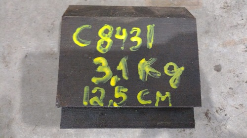 Punção  Castanha Cunha Dobradeira Prensa Viradeira 12,5cm C8431