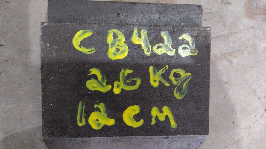 Punção 12cm Castanha Cunha Dobradeira Prensa Viradeira C8422