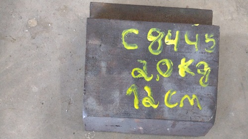 Punção Castanha Cunha Dobradeira Prensa Viradeira 12cm C8445