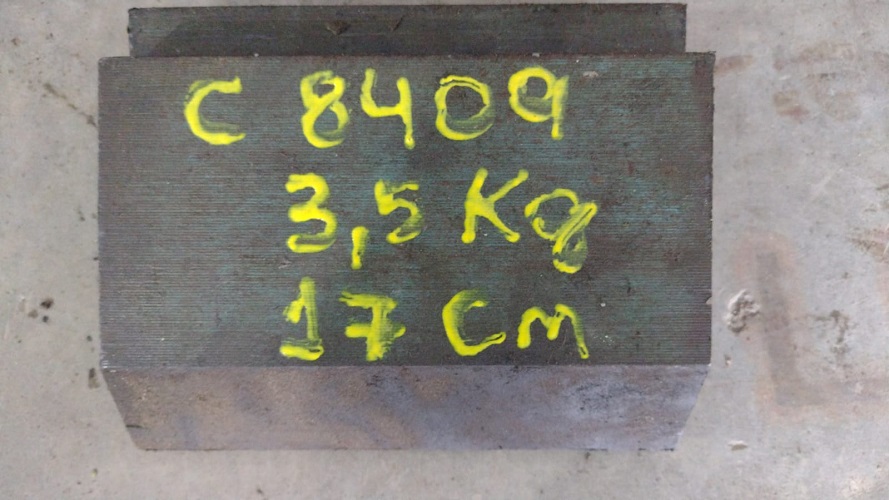 Punção 17cm Castanha Cunha Dobradeira Prensa Viradeira C8409