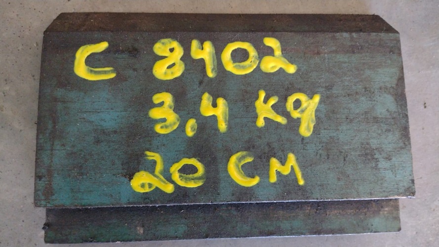 Punção 20cm Castanha Cunha Dobradeira Prensa Viradeira C8402