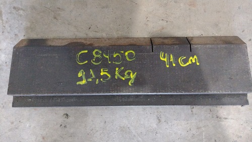 Punção  Castanha Cunha Dobradeira Prensa Viradeira 41cm C8450