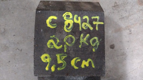 Punção  Castanha Cunha Dobradeira Prensa Viradeira 9,5cm C8427