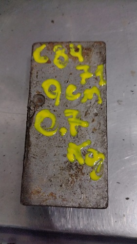 Punção  Castanha Cunha Dobradeira Prensa Viradeira 9cm C8471