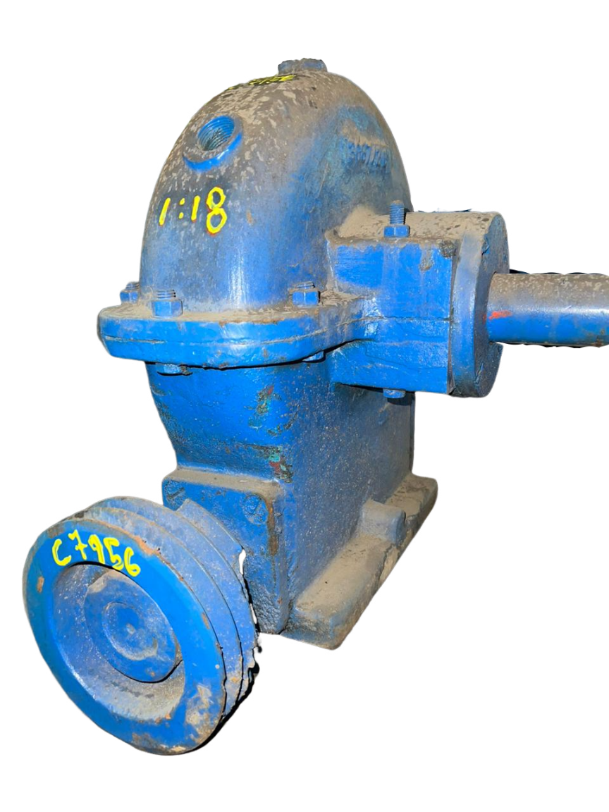 Redutor 1:40 até 30cv coroa rosca sem fim Ø42mm usado C7956