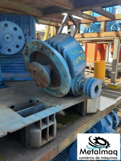 Redutor de velocidade 90° flange 1:75 44mm - C6400