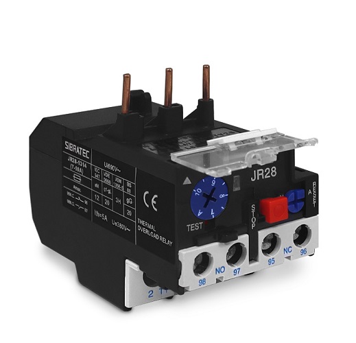 Relé Térmico JR28-1314 Ajuste 7~10A Sibratec C3200