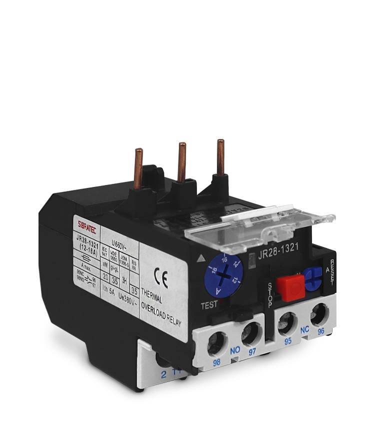 Relé Térmico JR28-1321 Ajuste 12~18A Sibratec C3202