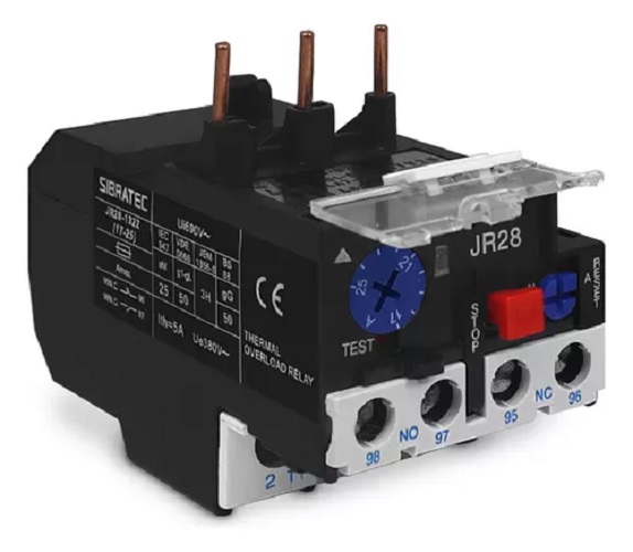 Relé Térmico JR28-1322 Ajuste 17~25A Sibratec C3203