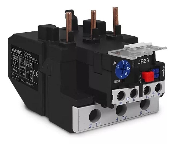 Relé Térmico JR28-3363 Ajuste 63~80A Sibratec C3209