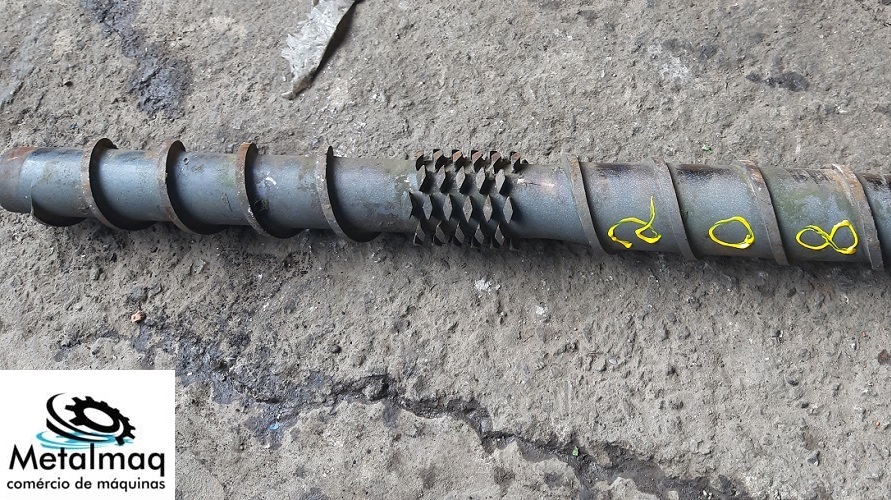 Rosca Extrusora Sopradora Injetora 1,54 m x 70 mm - C208