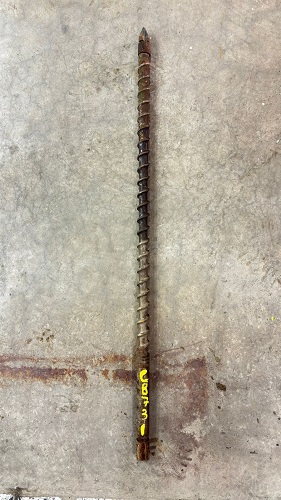 Rosca para canhão extrusora plástica 1,01 m x 29 mm C8731