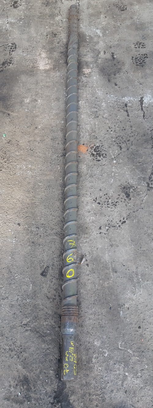 Rosca Para Extrusora De Plástico 2,41x70 mm - C760